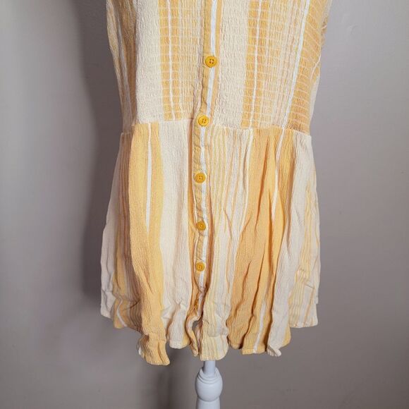 Torrid Yellow Stripe Tank Top Size 0 Large - Picture 3 of 8